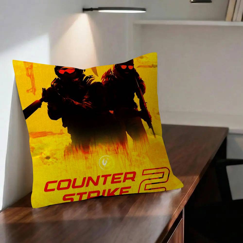 Горячая игра C-Counter-Strike CS2 наволочка чехол на диванную подушку домашний декор детская игрушка