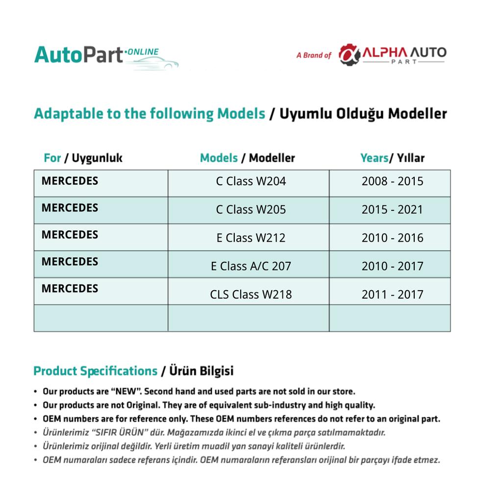 Кнопка люка на крыше для Mercedes C класса W204, W205, W212, W218(ЧЕРНЫЙ)