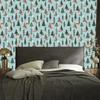 Wallpaper Sleeping foxes in a winter forest for the living room and bedroom 50x1000