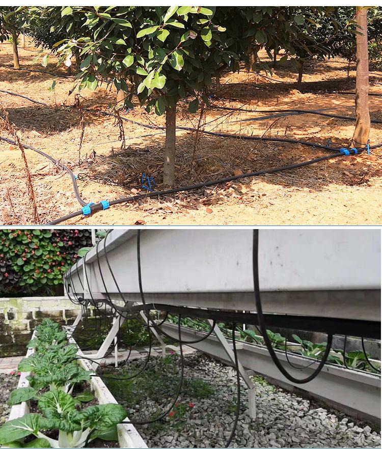 Greenhouse Curved Arrow Drip Irrigation Kit 2L/4L/8L Steady Flow Booster Dripper 1 Out 2, 1 Out 4, 3/5mm Hose Garden Irrigation
