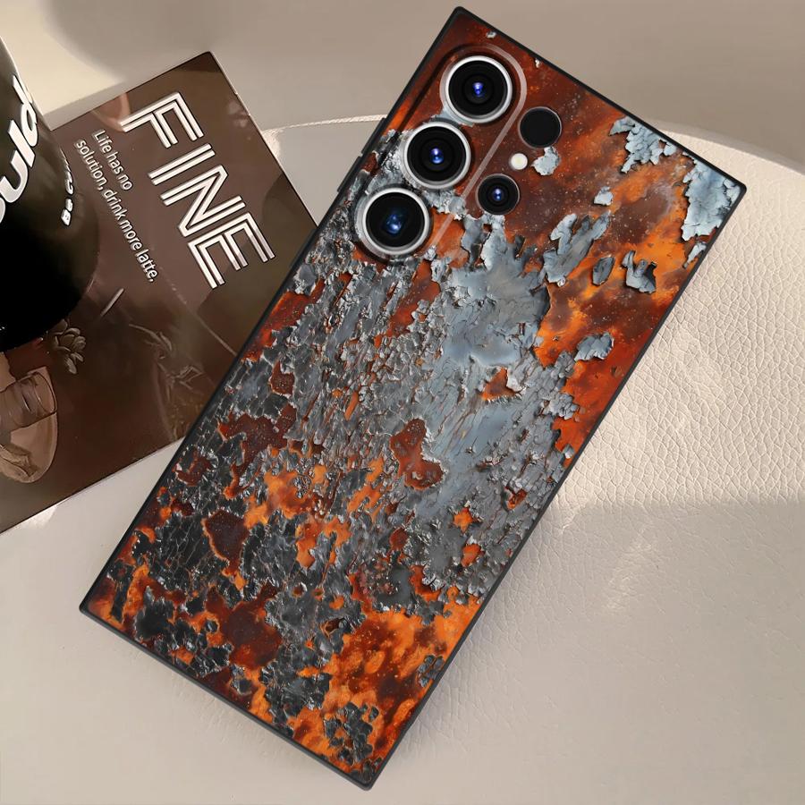 Чехол для Samsung Galaxy S22 S23 FE S24 Plus S21 S9 S25 Ultra S20 Funda Чехол для телефона Ржавое искусство