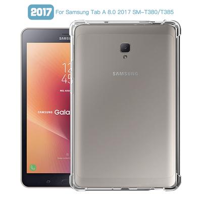 Противоударный чехол для Samsung Galaxy Tab A 8,0 2017 SM-T380 SM-T385 8,0 дюймов, силиконовый прозрачный чехол из ТПУ, чехол Fundas
