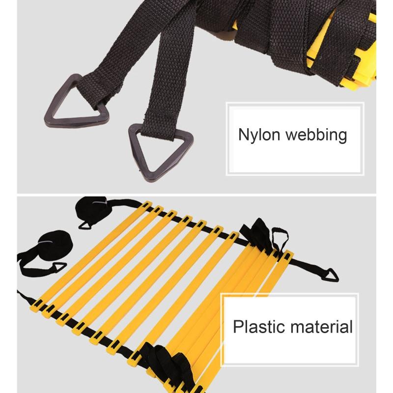 Agility Speed Ladder Training Adjustable Rungs Soccer Speed Football Fitness Feet Training Football Training Equipment