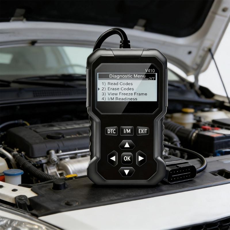 Промышленный диагностический сканер OBD2 Дисплей высокого разрешения Совместимость с несколькими языками Автомобильный диагностический инструмент