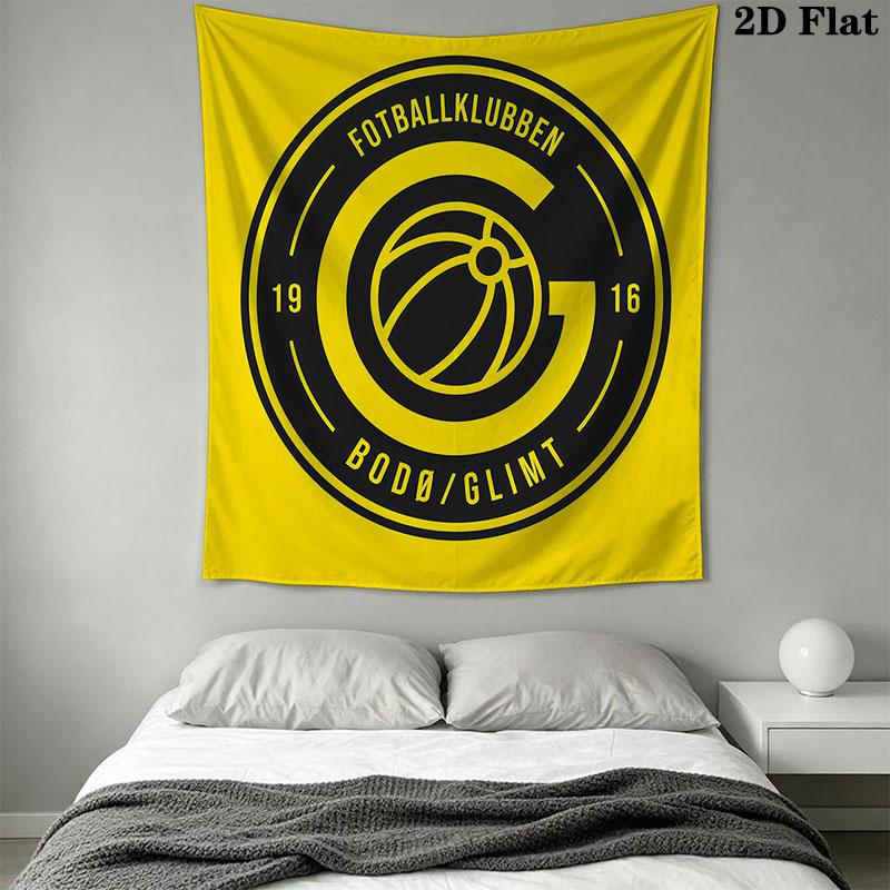 FK Bodø Wall Hanging Printed Fabric Blanket Decorative Tapestries for Bedroom Living Room Home Decor
