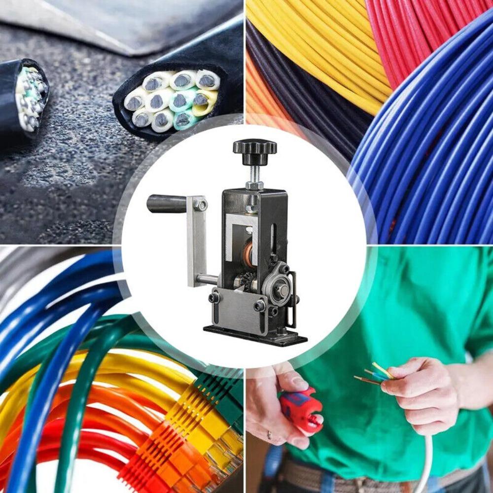 Portable Electric Wire Stripping Machine Copper Recycle Scrap Copper Cutter Cable Stripper Tool