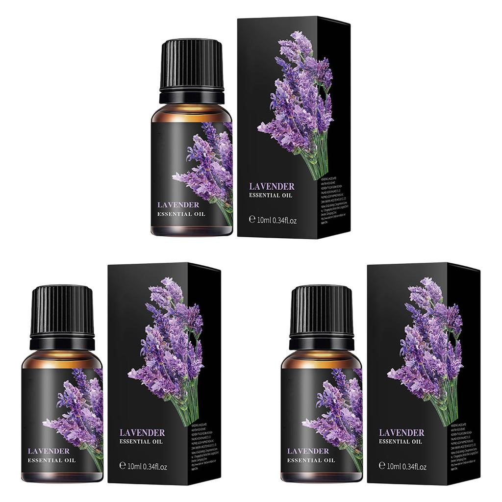 Lavender Eucalyptus Peppermint Essential Oil Trio, Hydrating Aromatherapy Oils for Home Spa, Relaxing Massage & Body Skin Care, 3 PCS Set