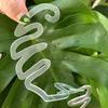 Plant Support Monstera Leaf Grapple Stem Holder for Plants Vertical Growth Stem Support for Indoor