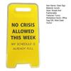 Team Office Desk Sign Caution Warning Sign Workplace Decor Gag Gift Cubicle Employee