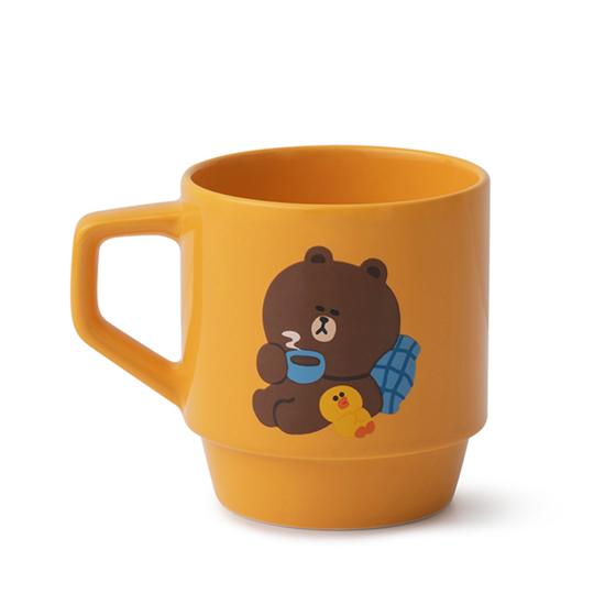 LINE FRIENDS Кружка Brown & Sally Auditory Day
