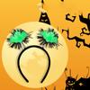 Cute Bat Specter Headband with Pumpkin Glow in Dark Hair Hoop Novelty Party Headdress Headwear Party Accessories