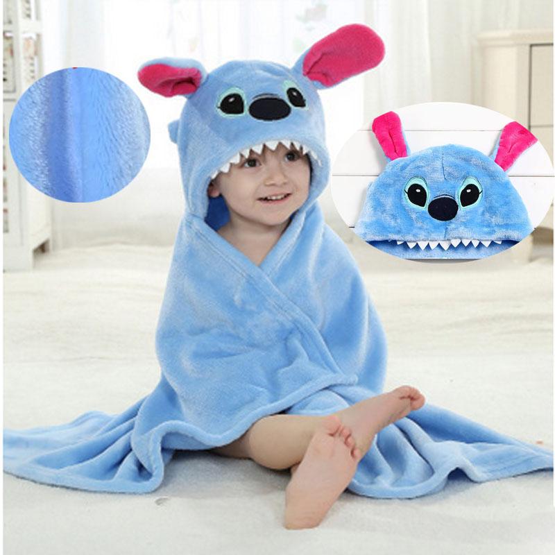 Детский халат, мультяшное одеяло, детское банное полотенце с капюшоном для малышей