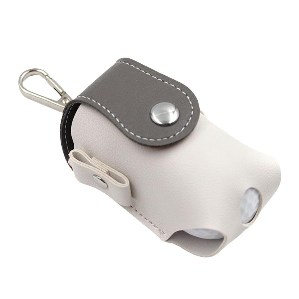 Поясная сумка для мячей для гольфа из ПУ кожи, Портативный мини-чехол с держателем для ти и металлической пряжкой для женщин и мужчин