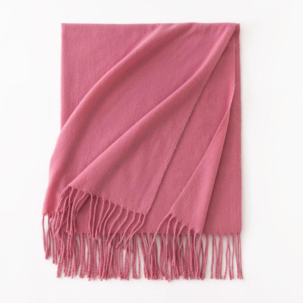 Cashmere Feel Scarf Autumn and Winter Korean Imitation Cashmere Girls High End Shawl Warm Scarf