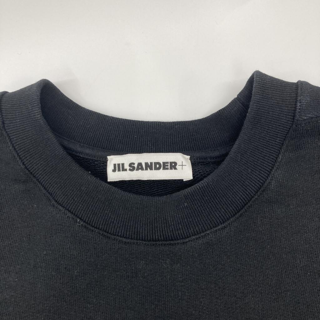 JIL SANDER+ J47GC0110 Black Short Sleeve Sweatshirt tops L blackUsed