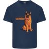 A GerUnisex Shepherd Dog Illustration Unisexs Light Cotton TShirt