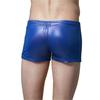 Лакированные кожаные плавки, пляжные шорты-боксеры, мужские купальники на шнуровке
