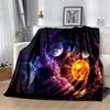 Cosmic Planet Gorgeous Blanket for Children- Lightweight Flannel Throw for Sofa,Digital Printed Blanket with Soft Flannel Fabric