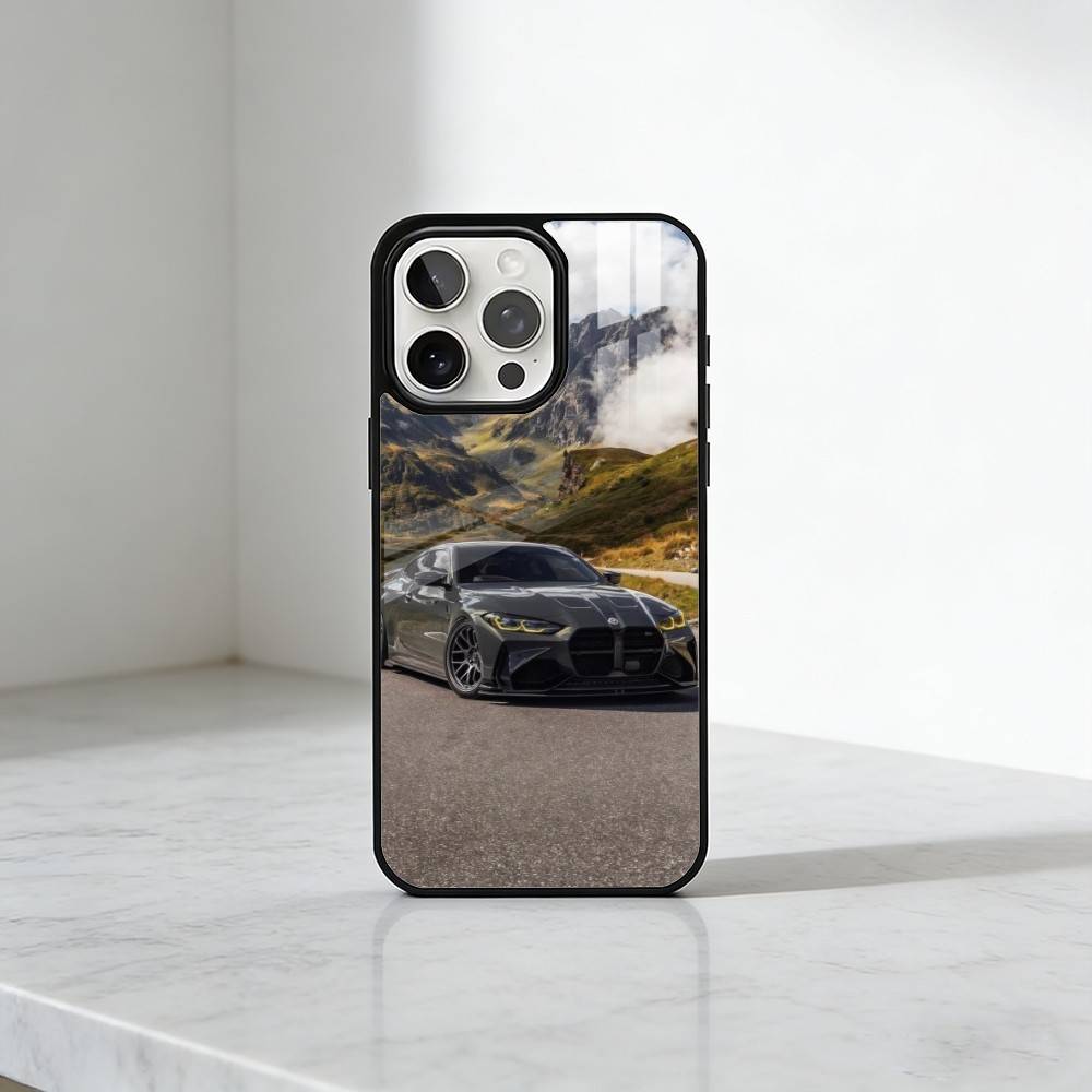 Спортивные Автомобили-M4 B-BsMm4W-Wes Чехол для Телефона Для iPhone17,16,15,14,13 Plus,Pro Max Магнитный Для Magsafe Беспроводной Зарядки