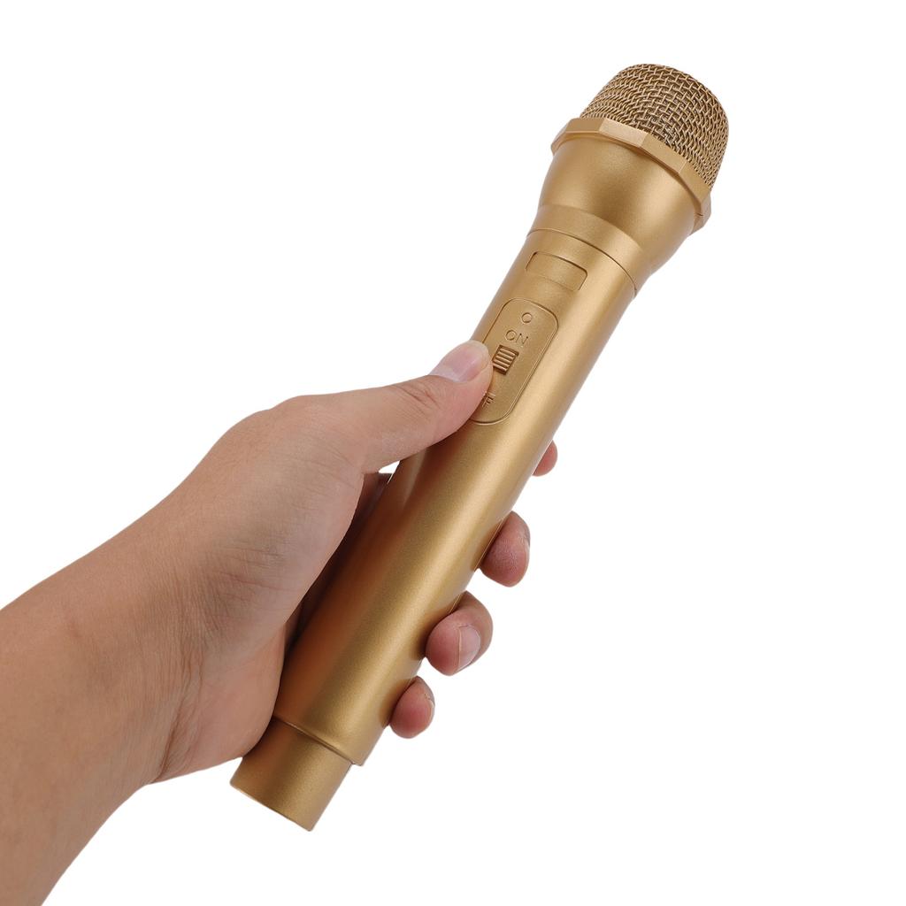 Simulated Microphone ABS Lightweight Rlistic Handheld Mic Prop for Speech Practice Cosplay Photography