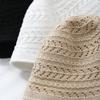 Fashion Breathable Bucket Hat Foldable Wide Brim Fisherman Hat Sun Protection Solid Color Sun Hat Women'S