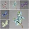Luxury Artificial Lilac Flower Real Touch Fake Flower  Wedding Birthday Party