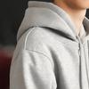Front Pocket Drawstring Long Sleeve Pullover Hoodie Autumn Winter Solid Color Fleece Lining Hooded Sweatshirt Streetwear