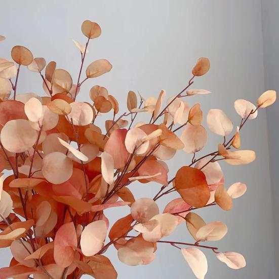 Искусственные цветы эвкалипта, декоративное свадебное украшение, искусственный шелковый цветок, венок своими руками, имитация листьев растений для сада