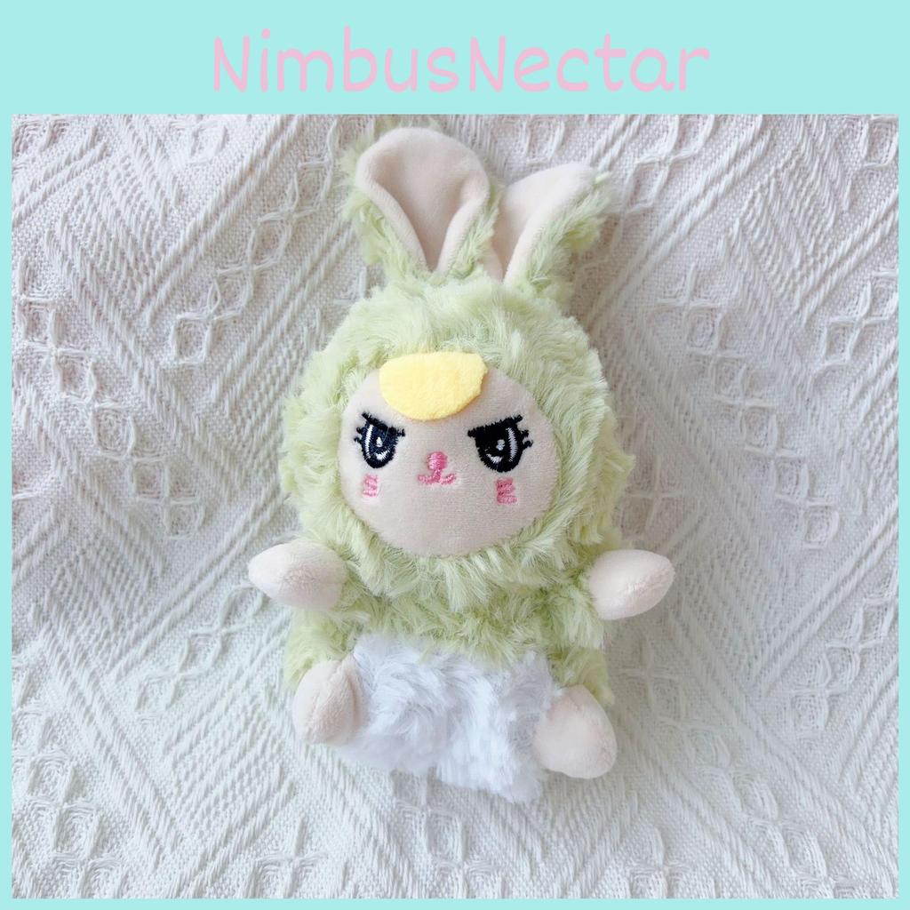 Cute Rabbit Plush Keychain With Embroidery Design For Gifts And Decor