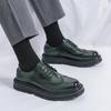 Лакированная кожаная мужская обувь Модный британский стиль дизайна Отдых на природе Деловая вечеринка Свадебное платье Популярная обувь -45