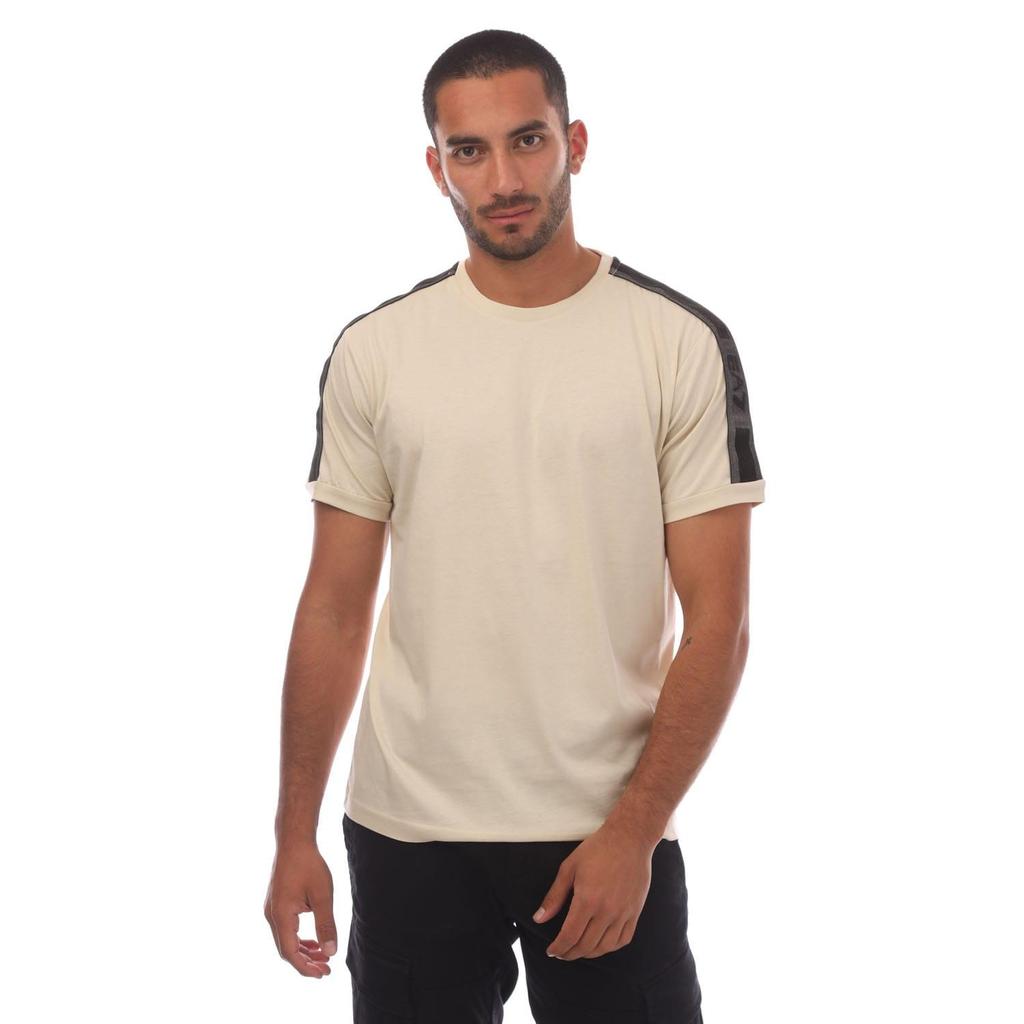 Emporio Armani Mens EA7 Logo Cotton Jersey T-Shirt
