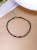 Kicky And Perky 925 Sterling Silver Black Beaded Anklet Jewelry for Womens