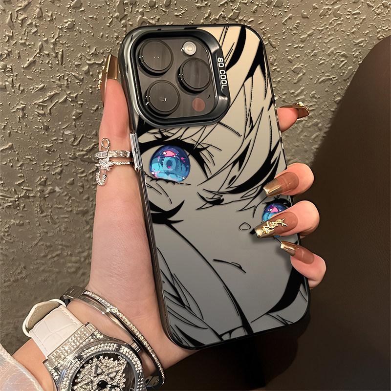 Аниме Девушка Певица Хацунэ Мику Матовый Чехол для iPhone 17 Air 16 E 15 14 Plus 13 12 Mini 11 Pro Max Акриловый Лист Силиконовая Крышка