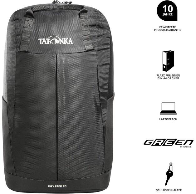 Backpack Tatonka City Pack 20 Black (1666.040)