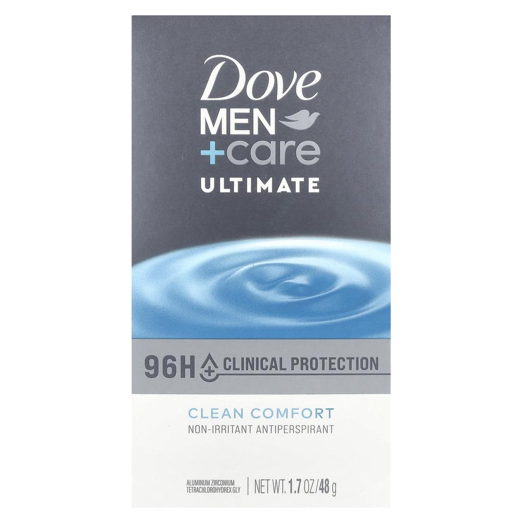 DOVE Men+Care Ultimate, Дезодорант-антиперспирант, Чистый комфорт, 1,7 унции (48 г)