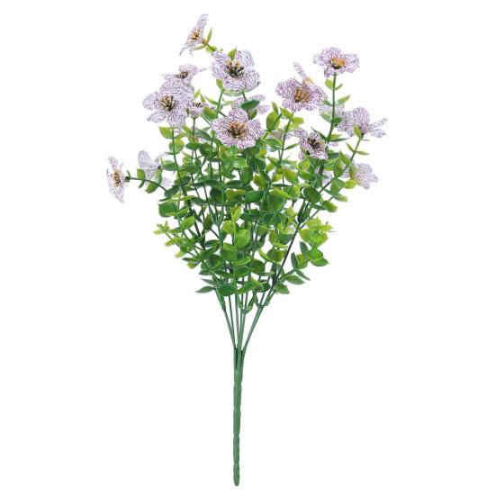 Искусственный фиолетовый цветок Реалистичная поддельная цветочная ветка Дом Офис Свадебная вечеринка