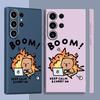 Phone Cover Case for Samsung Galaxy S26 S20 FE Note 20 10 Ultra S25 Edge S24 Ultra S21 Plus S23 S22 Cute Cartoon Capybara