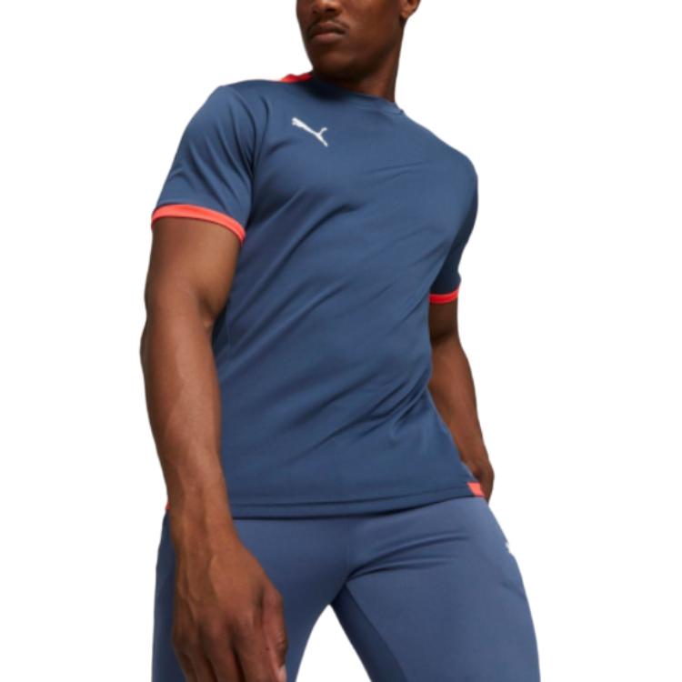 Puma Мужская футболка Teamliga Синяя 704917-55