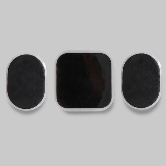 3-компонентные сменные гелевые подушечки для абдоминального пояса с сильной адгезией и гипоаллергенным дизайном