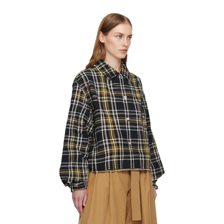 (WMNS) Converse Reversible Shirt-Style Jacket Asia Sizing 'Black Grey' Women's 10019436-A02