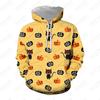 Wish New Halloween 3D Printed Sweater Hoodie Men'S European And American Couples Hooded Sweater