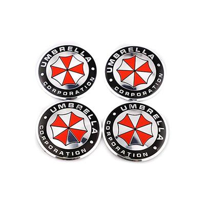 UMBRELLA CORPORATION Автомобильные Декоративные Наклейки Закрывающие Царапины Resident Evil Umbrella 3D Металлический Сплав Бензобак Автомобиля Металлические Наклейки