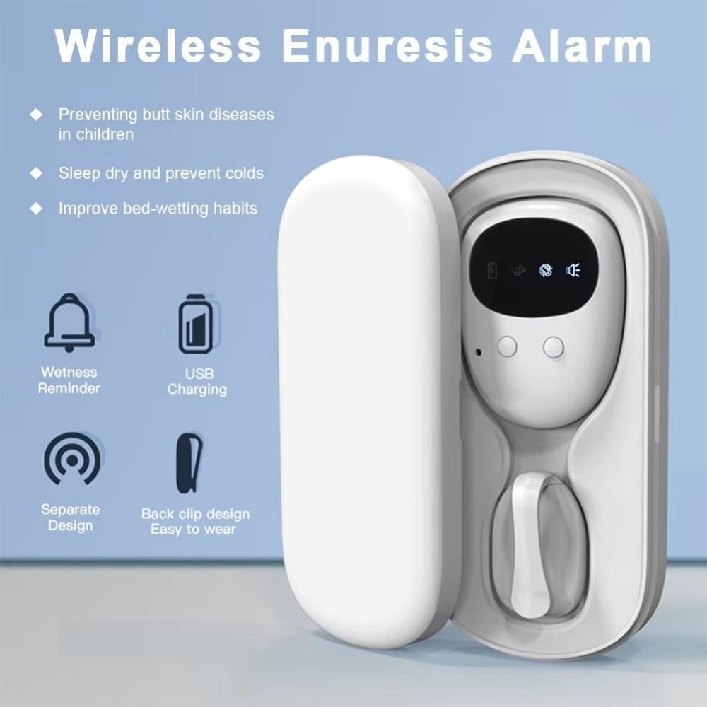 USB Rechargeable Bed Wetting Enuresis Alarm Wireless Nocturnal Wetting Alarm Elderly