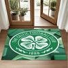 Коврик из кристаллического велюра с дизайном Celtic FC, мягкий декоративный коврик для спальни, прихожей