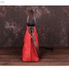 New Leather Handbag Large Capacity First Layer Cowhide Single Shoulder Straddle Bag Retro Tote Bag