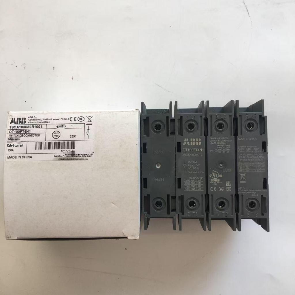 ABB OT Series Isolating Switch (16-160A) Model OT100FT4N1