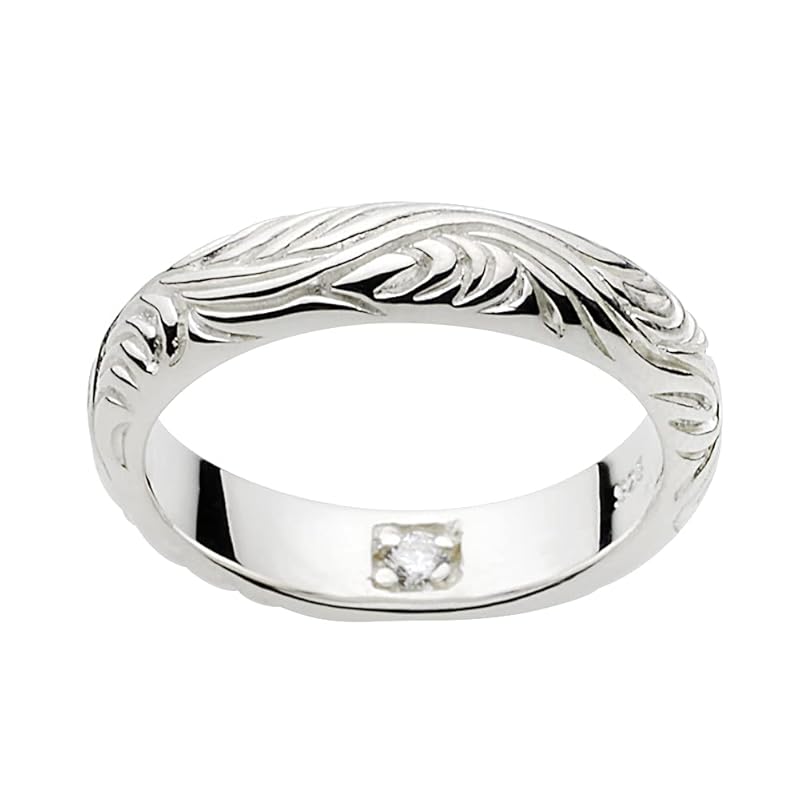 [Figmart] arabesque secret stone ring Zirconia [Silver 925 silver accessories] fr0142 No. 27