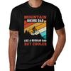 Mountain Biking Dad Like a Regular Dad But Cooler T-Shirt T Shirt Man Designer Man T Shirts High Quality Luxury Brand T-Shirt