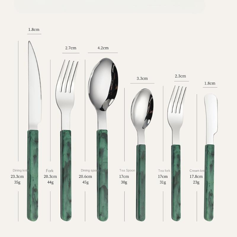 HANYANG Посуда для дома и кухни, столовой и бара, нож, вилка, ложка из нержавеющей стали, набор столовых приборов