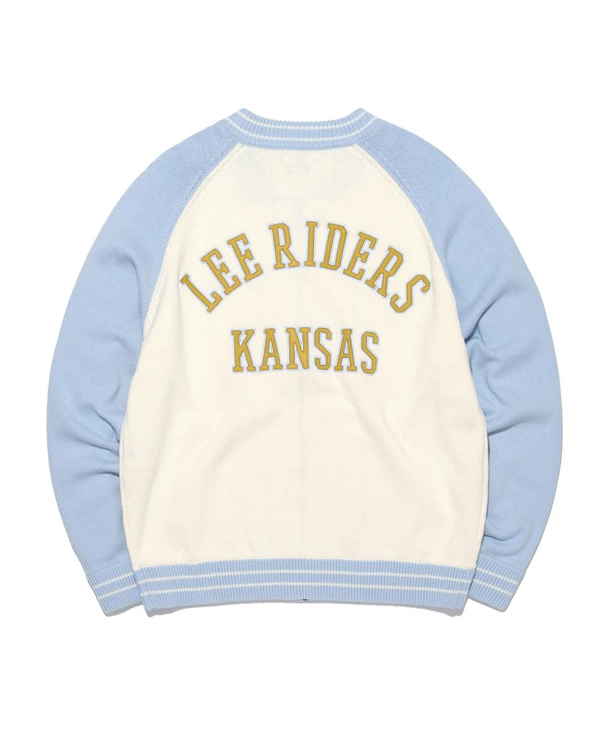 Вязаный кардиган на молнии Lee Riders Цвет: Слоновая кость
